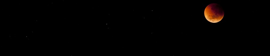 Photo of the early stage of the 2011 lunar eclipse.